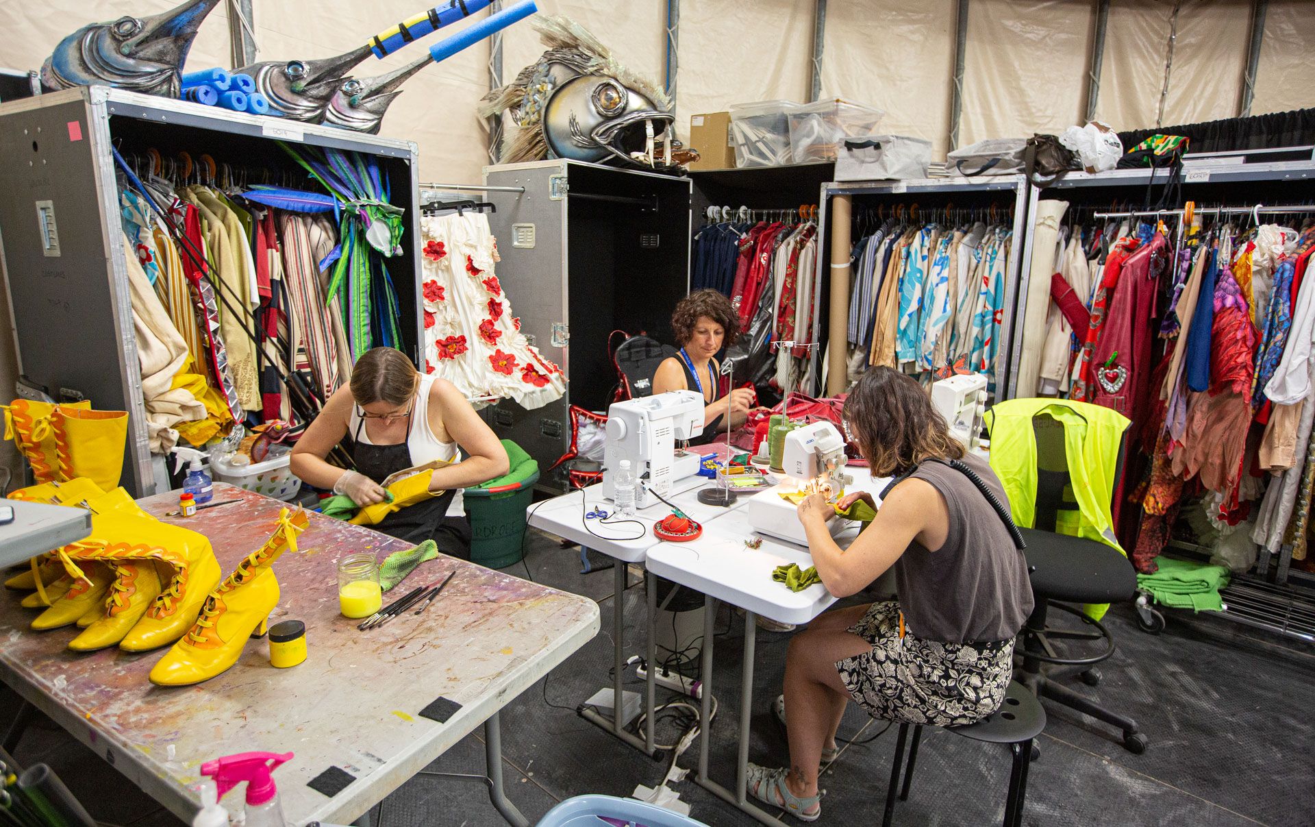 Entre bastidores del Circo del Sol