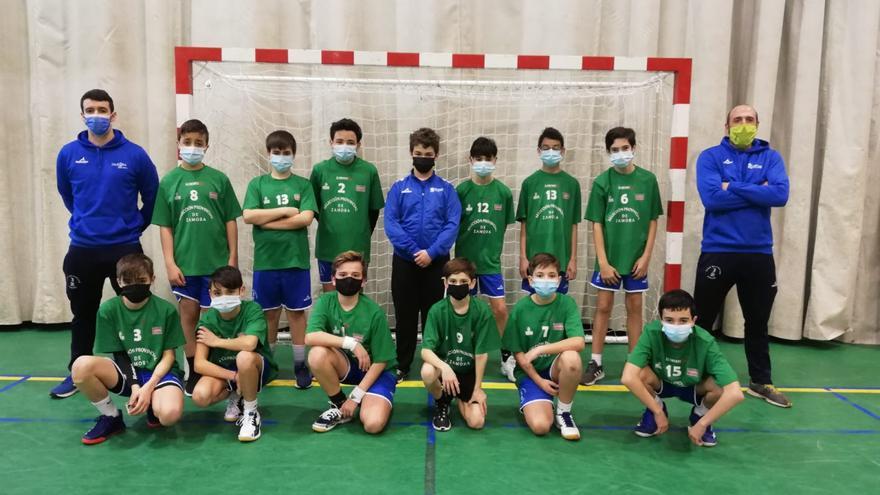 Equipo Infantil B del Balonmano Zamora