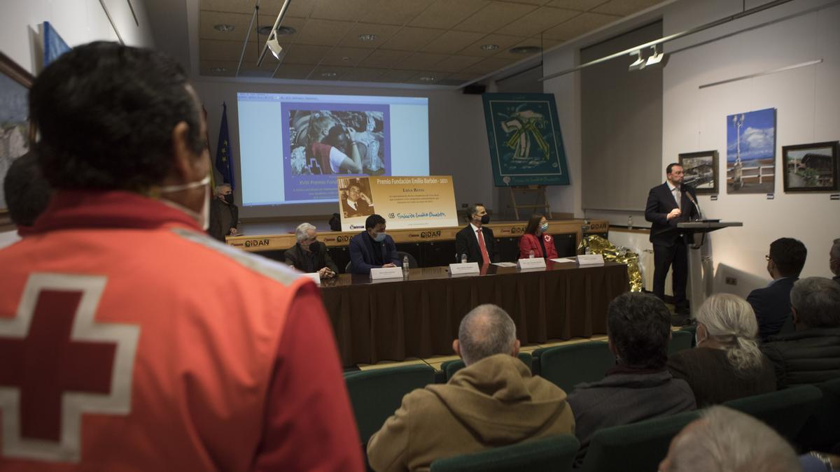 El acto de entrega de los galardones.