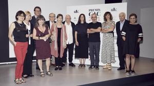 Foto de familia de los ganadores de los premios GAC, este lunes.