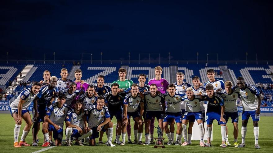 El Real Zaragoza remonta a la Real Sociedad B y se lleva el Trofeo Carlos Lapetra (2-1)