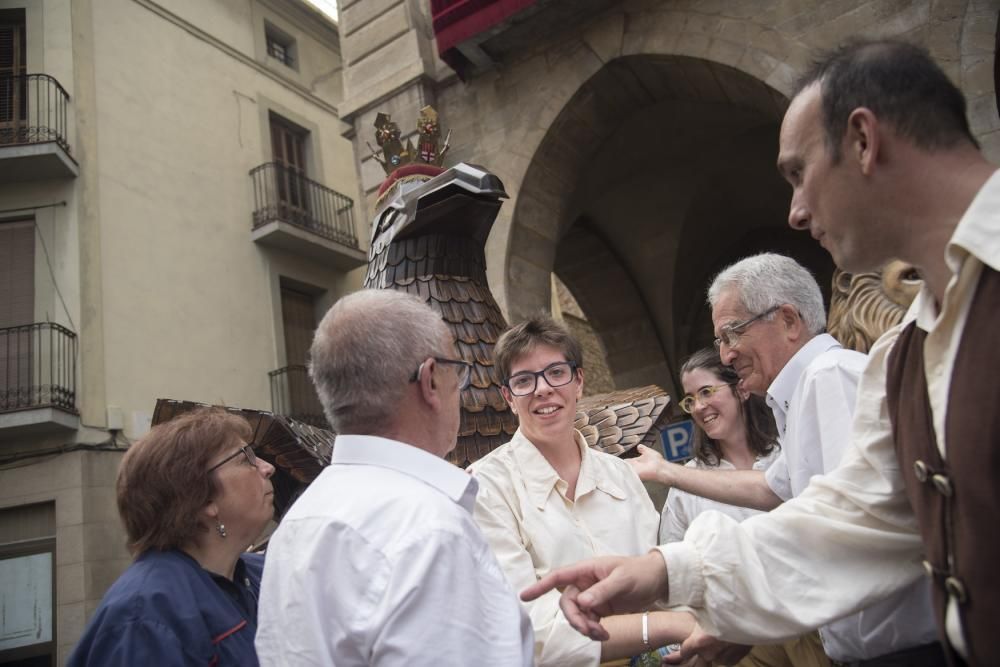 Laia Giralt esdevé la primera dona que porta l'àli