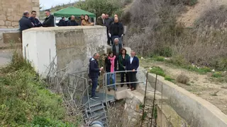El Consell presume en Almoradí de invertir 99 millones en obras hidráulicas frente a la "inacción" del Gobierno central
