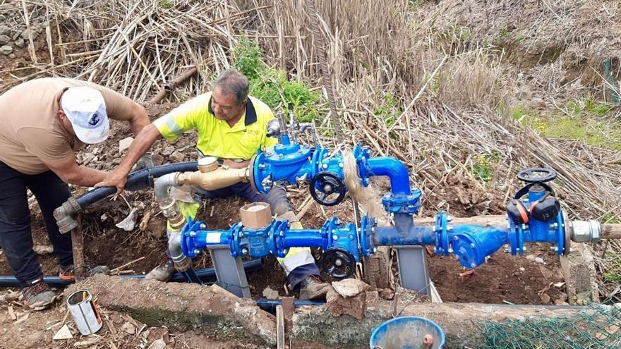 Las pérdidas en el suministro de agua potable de Los Realejos bajan al 20%
