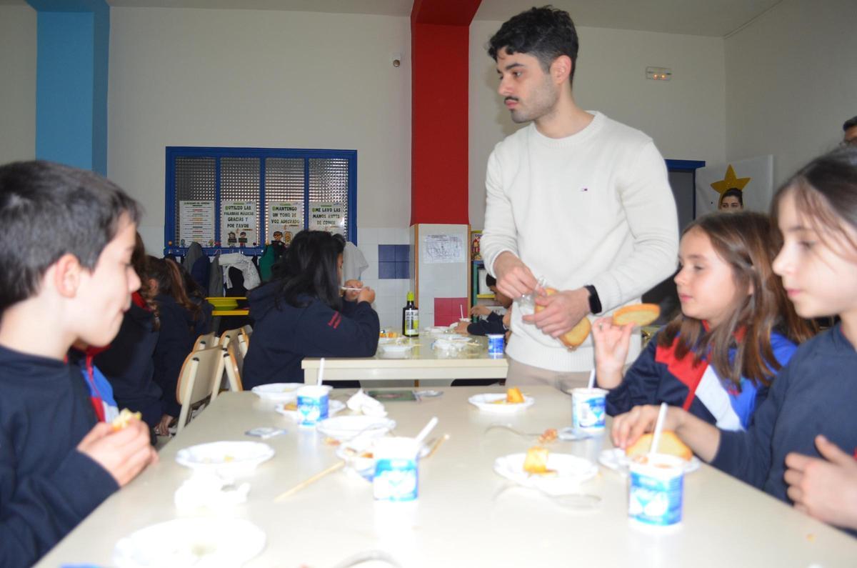 Desayunos saludables en el colegio Virgen de la Vega.