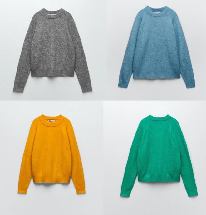 Jersey de Zara disponible en cuatro colores diferentes