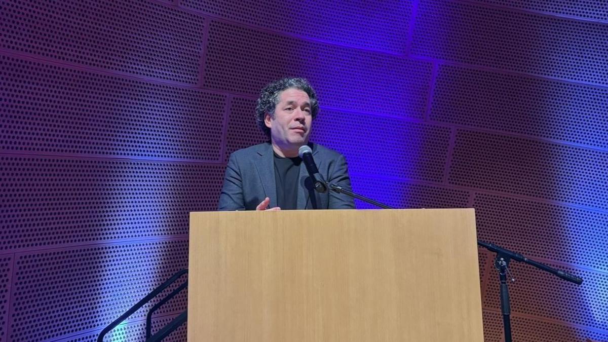 Gustavo Dudamel, tras el primer concierto de la 'Missa Solemnis'