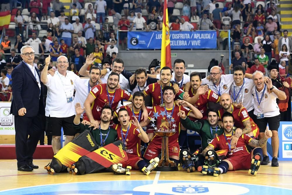 España gana el Europeo de Hockey en A Coruña