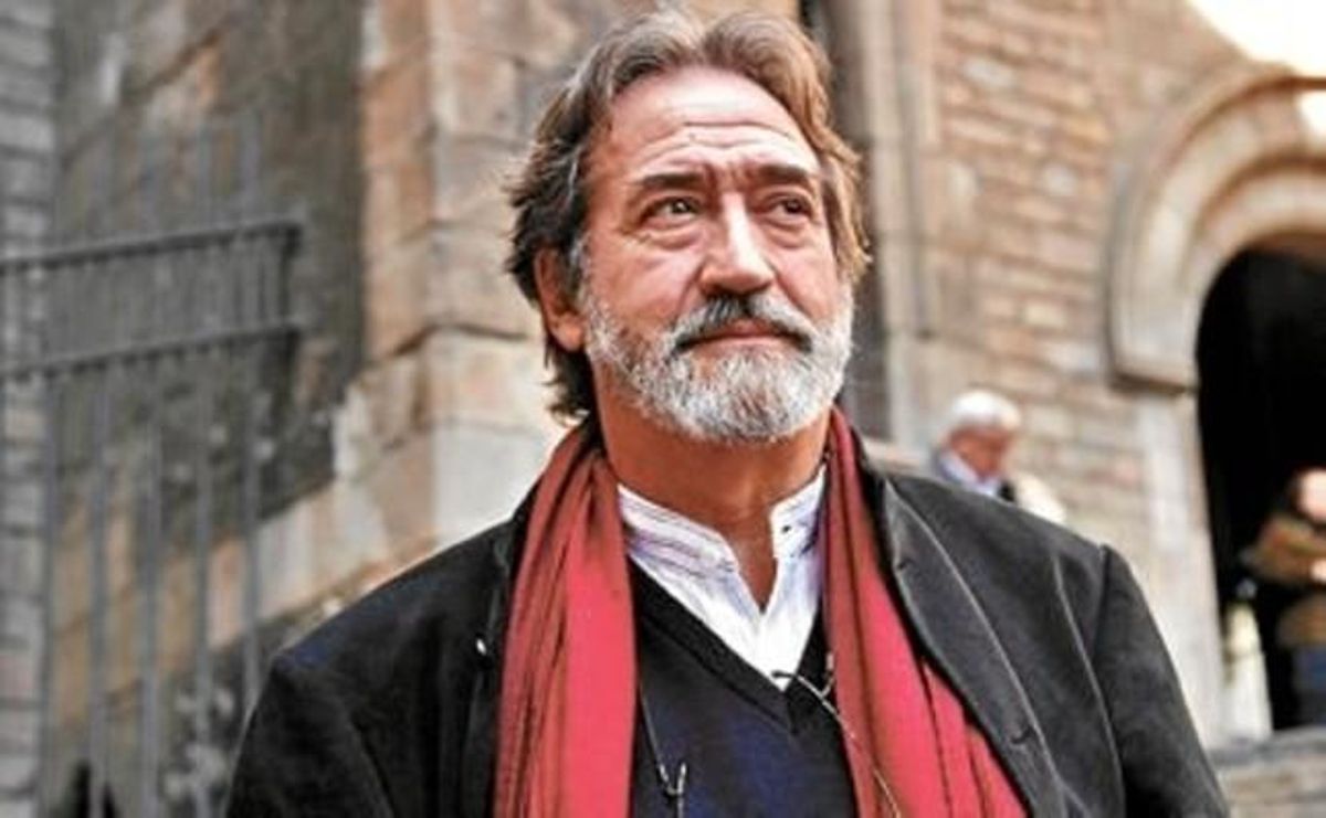 El músic Jordi Savall, davant del Saló del Tinell de Barcelona. El músic Jordi Savall, davant del Saló del Tinell de Barcelona.
