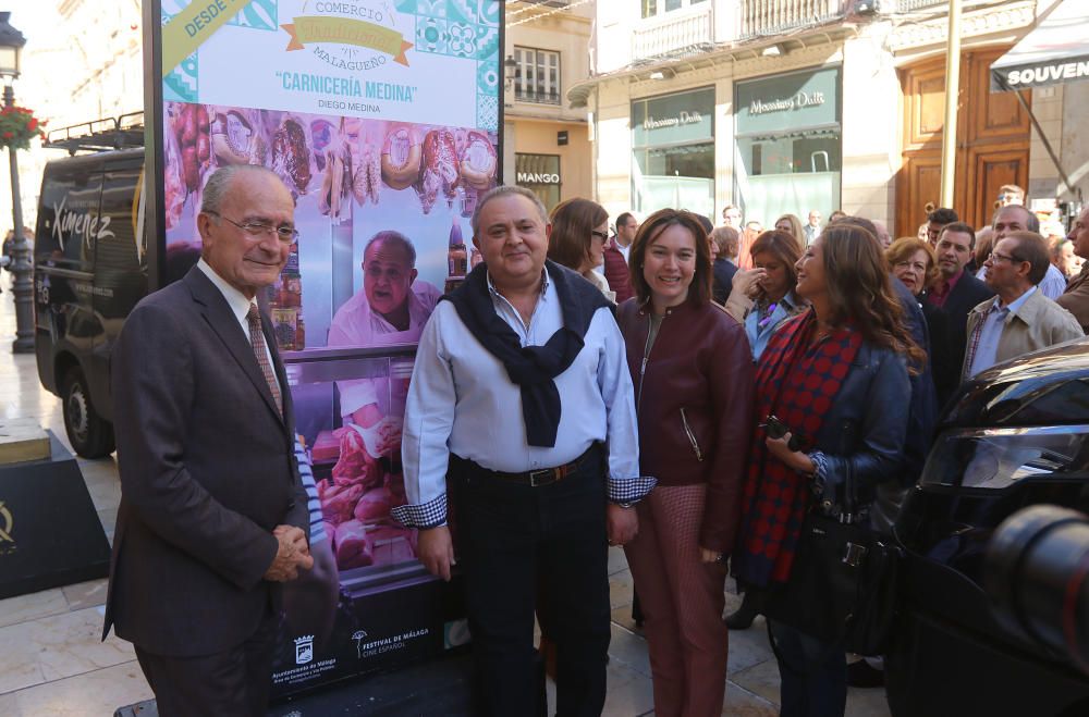 Málaga homenajea a sus comercios centenarios