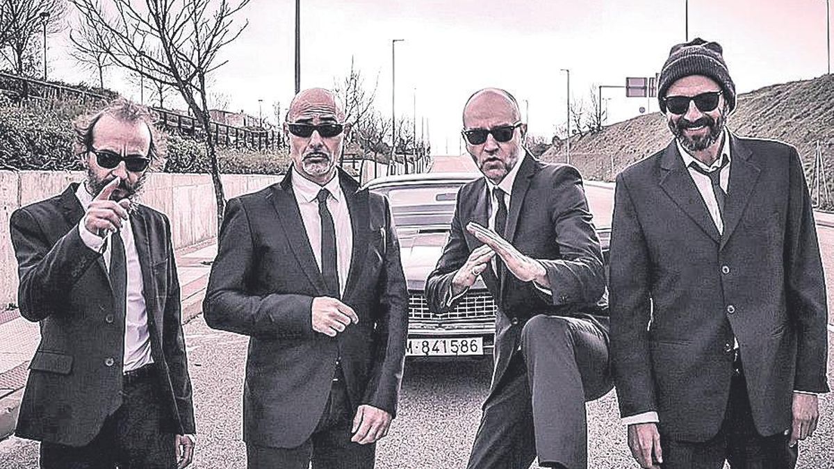 Los integrantes de Los Eenemigos, en una foto promocional.