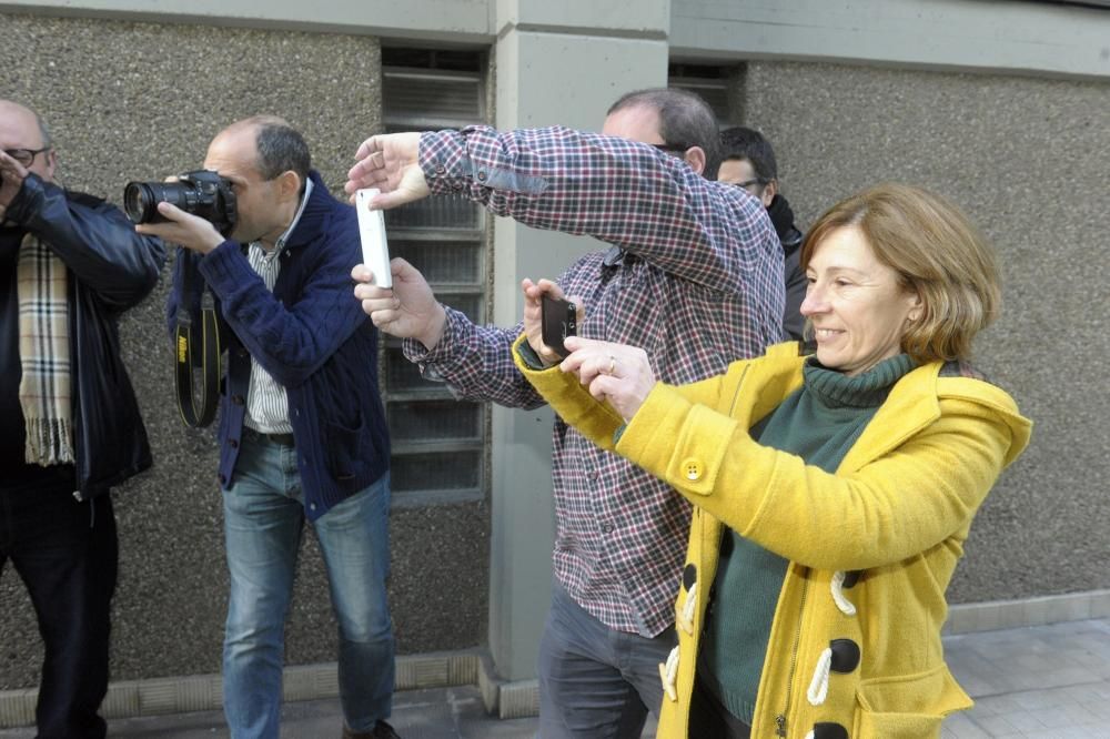 Encuentro de Pedro Sánchez con militantes socialis