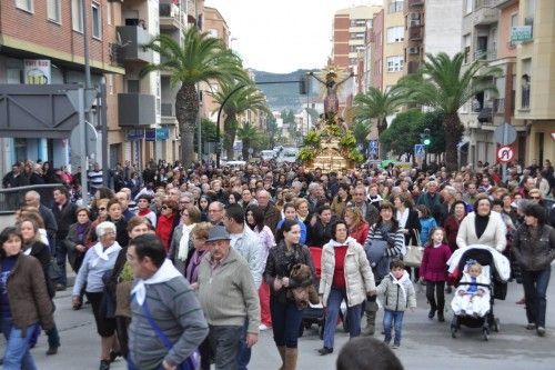 Regreso del Santo Cristo hasta su ermita desde San Jose? Obrero en Cieza