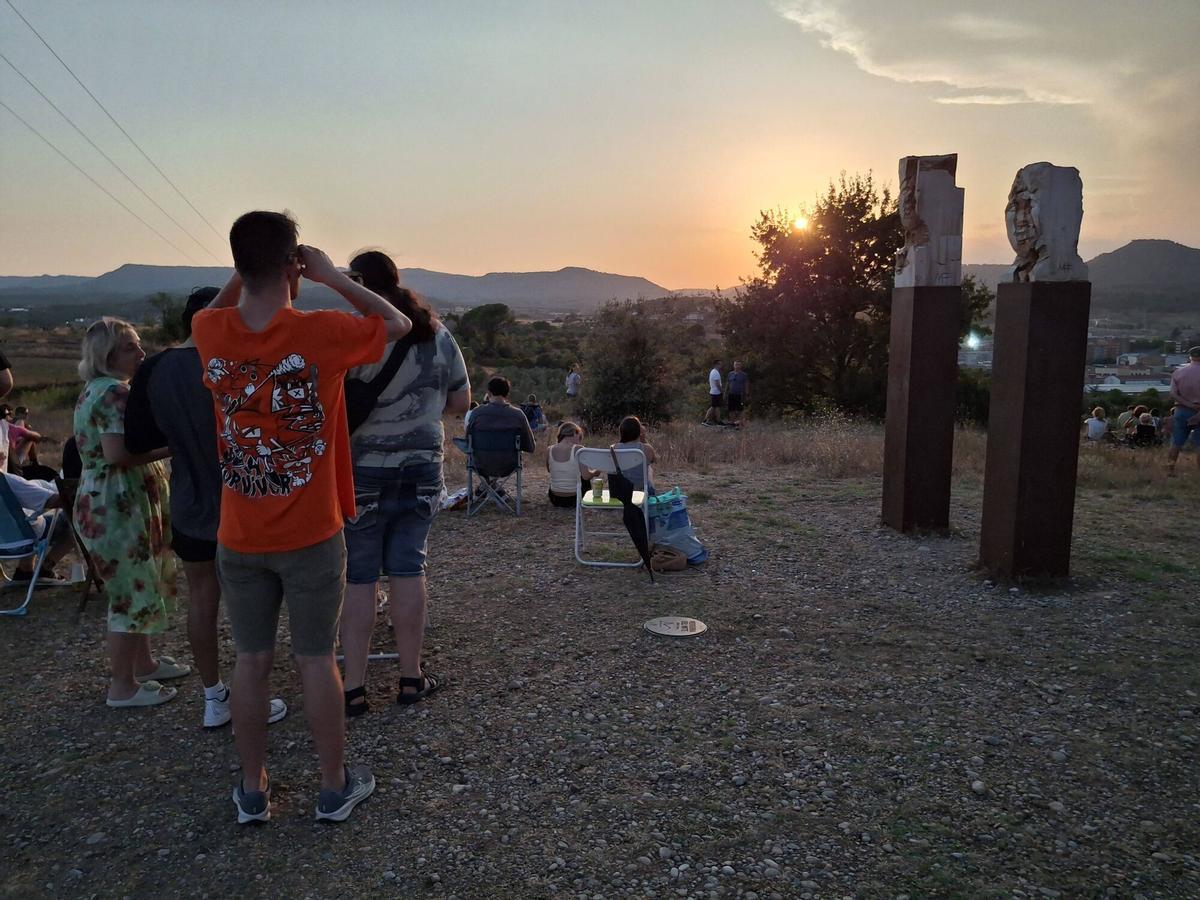 Així es va veure l'eclipsi des del centre de Manresa