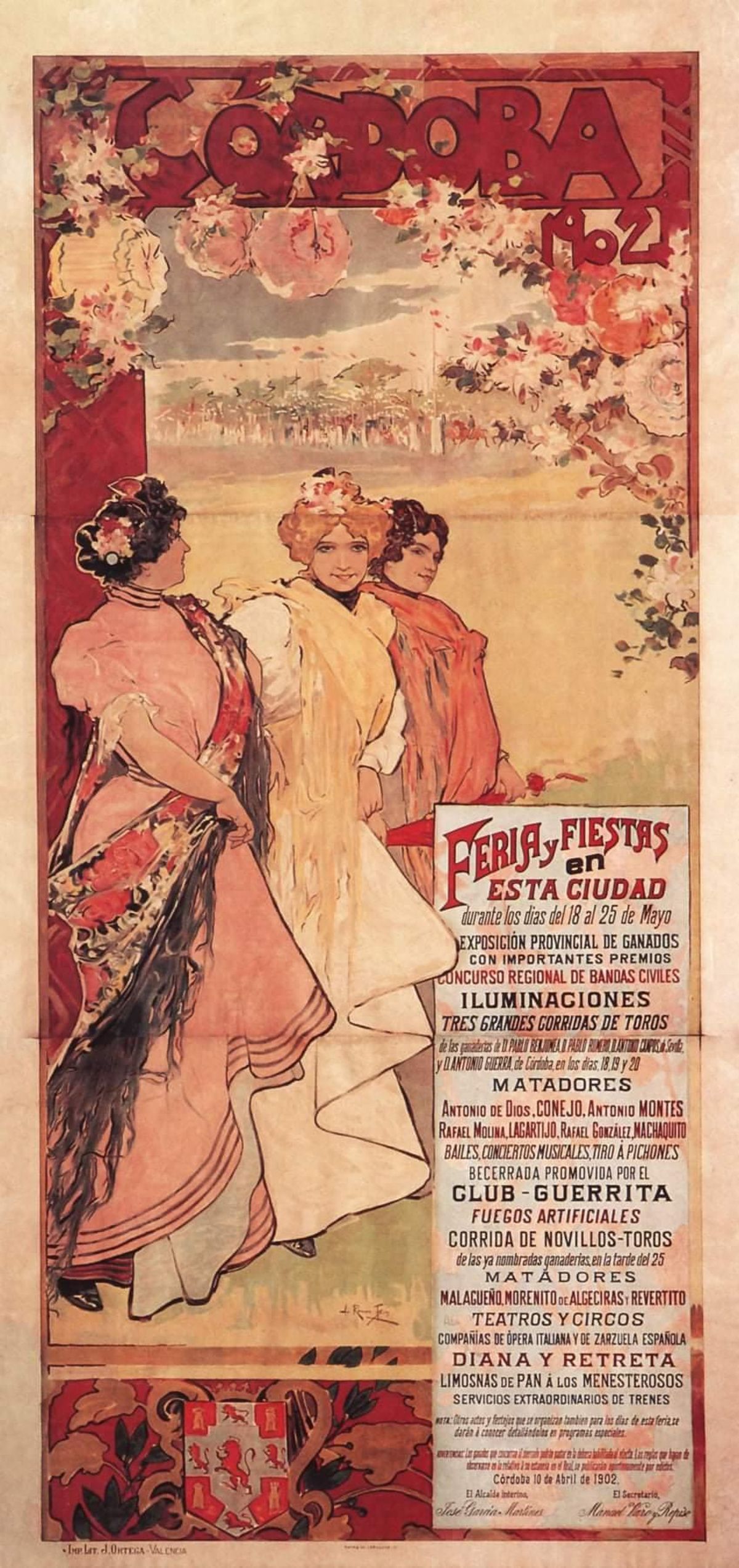 Cartel de la Feria de 1902.