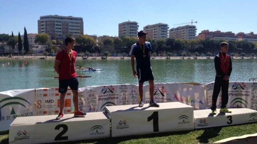 Barreiro, en el segundo cajón del podio en Sevilla.