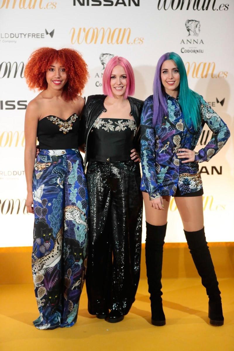 Sweet California en los Premios Woman