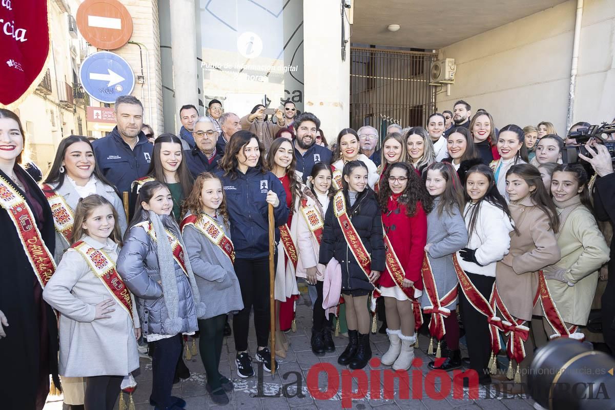 Así ha sido la visita de Isabel Díaz Ayuso a Caravaca de la Cruz