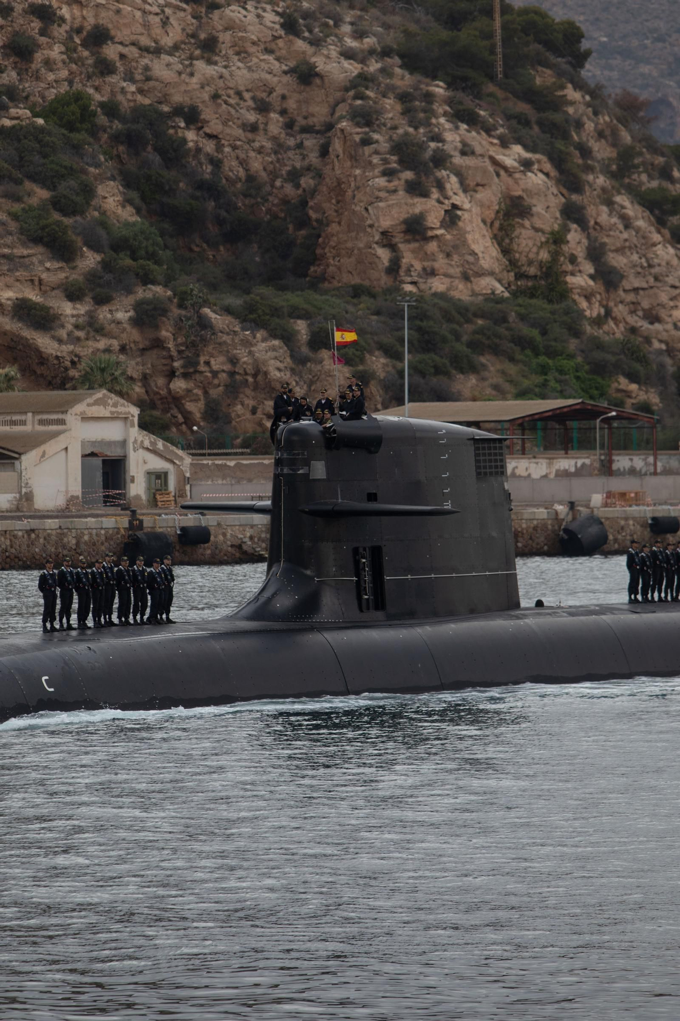 Así ha sido la visita del Rey Felipe VI en Cartagena para conocer el sumbarino S-81