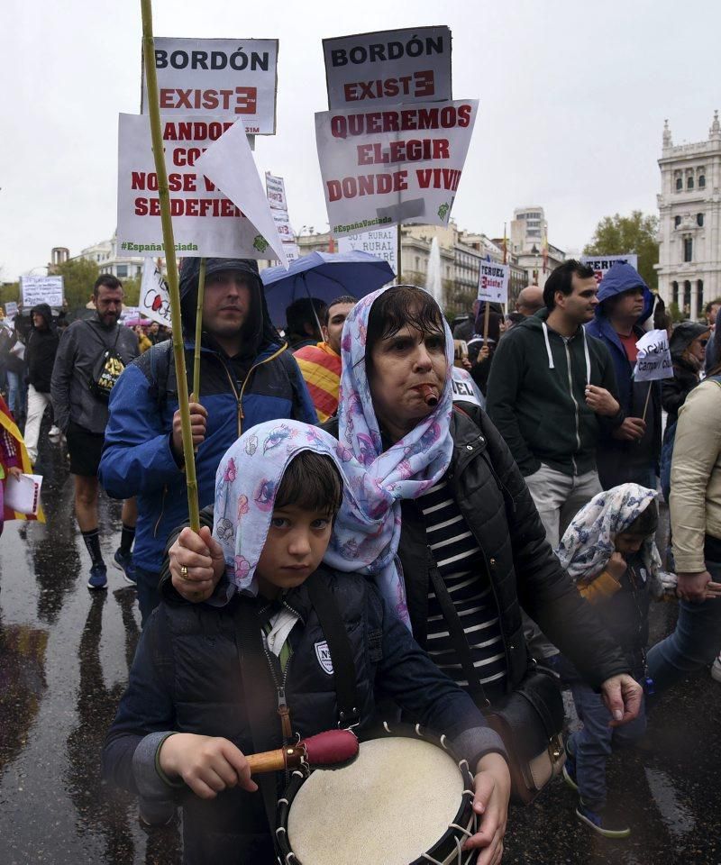 Manifestación 'Revuelta de la España vaciada' en Madrid