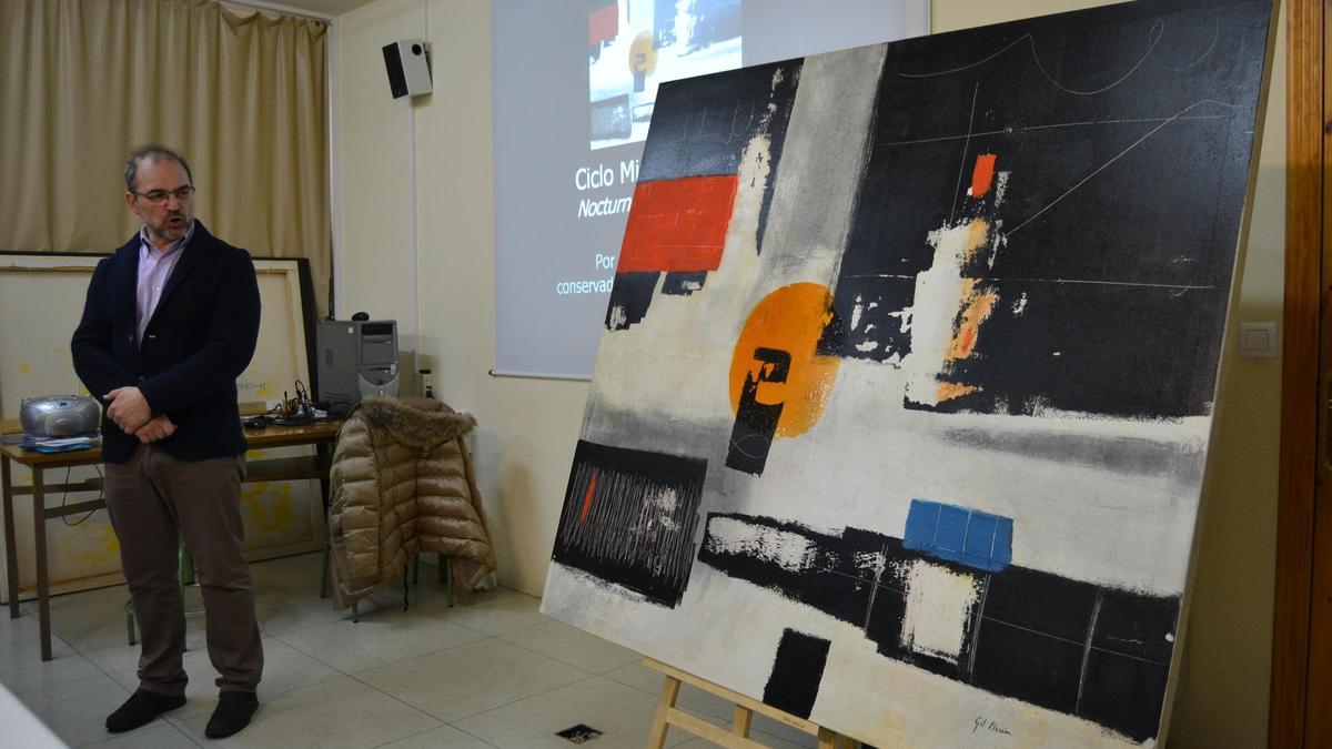 Gabino Busto en una de las charlas de una pasada edición del encuentro.