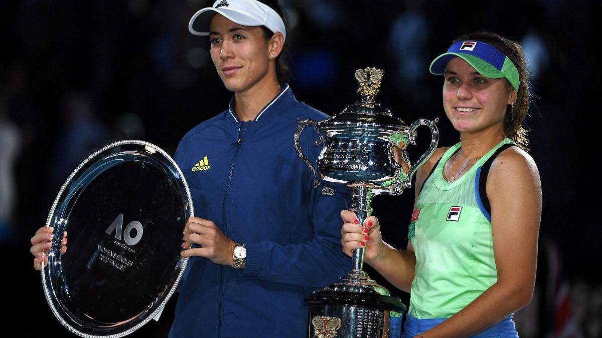 Garbiñe cayó en la final del Open de Australia 2020 ante Sofia Kenin