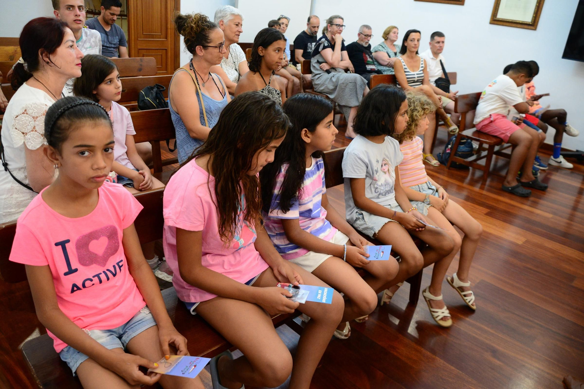 Recepción a los menores saharauis en Bueu