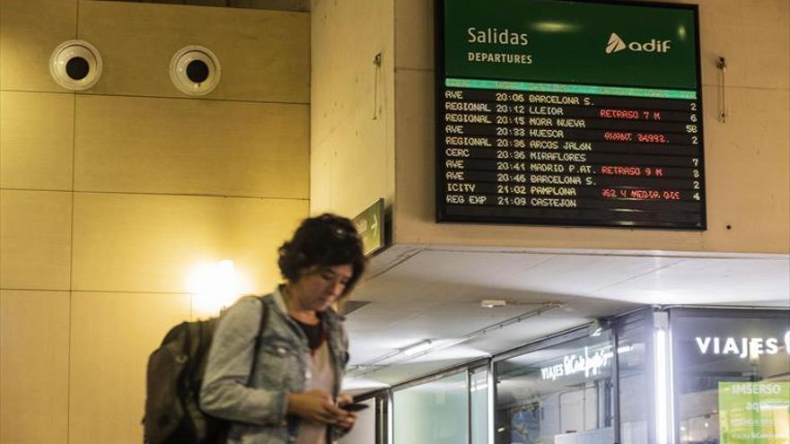 Las protestas no complican la circulación de trenes en Aragón