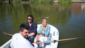 Nuevas barcas de recreo en la Laguna del Carrizal, en Collado Villalba (Madrid)