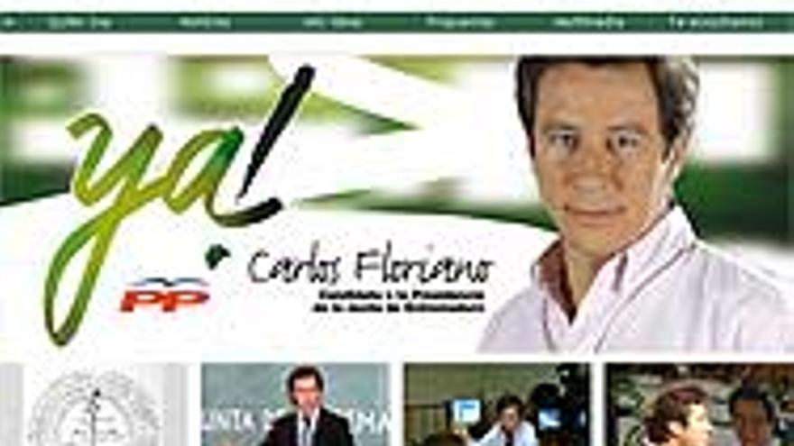 Carlos Floriano presenta su nueva página web