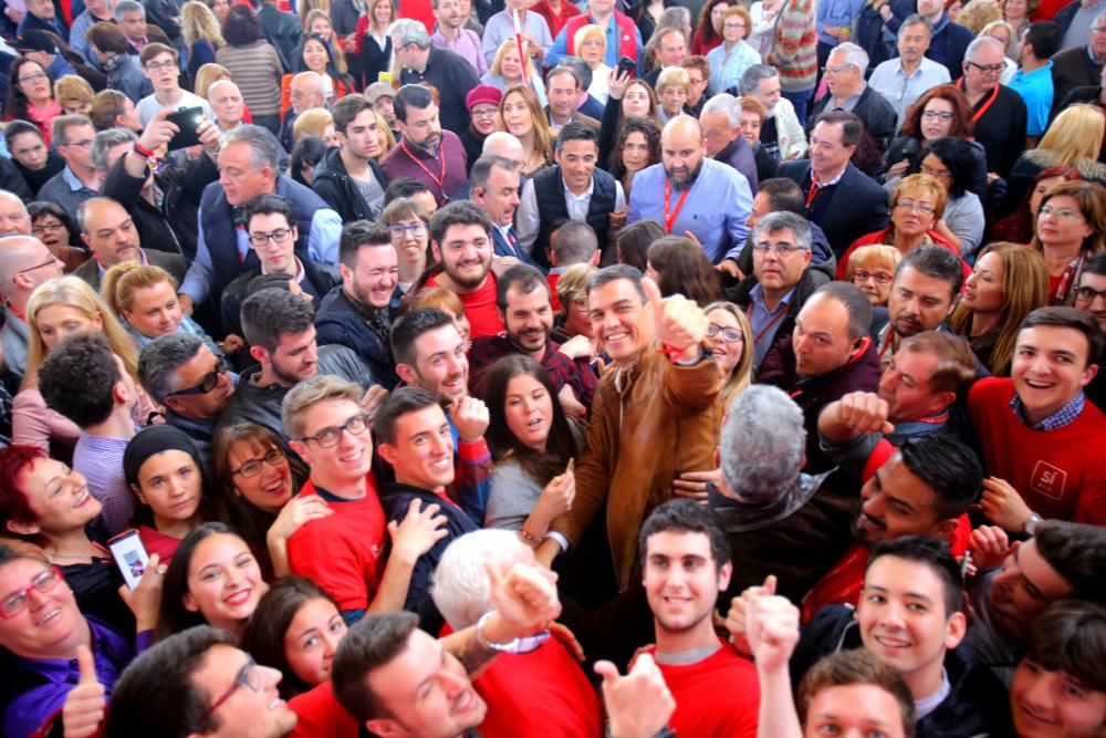 Acto de Pedro Sánchez en Burjassot