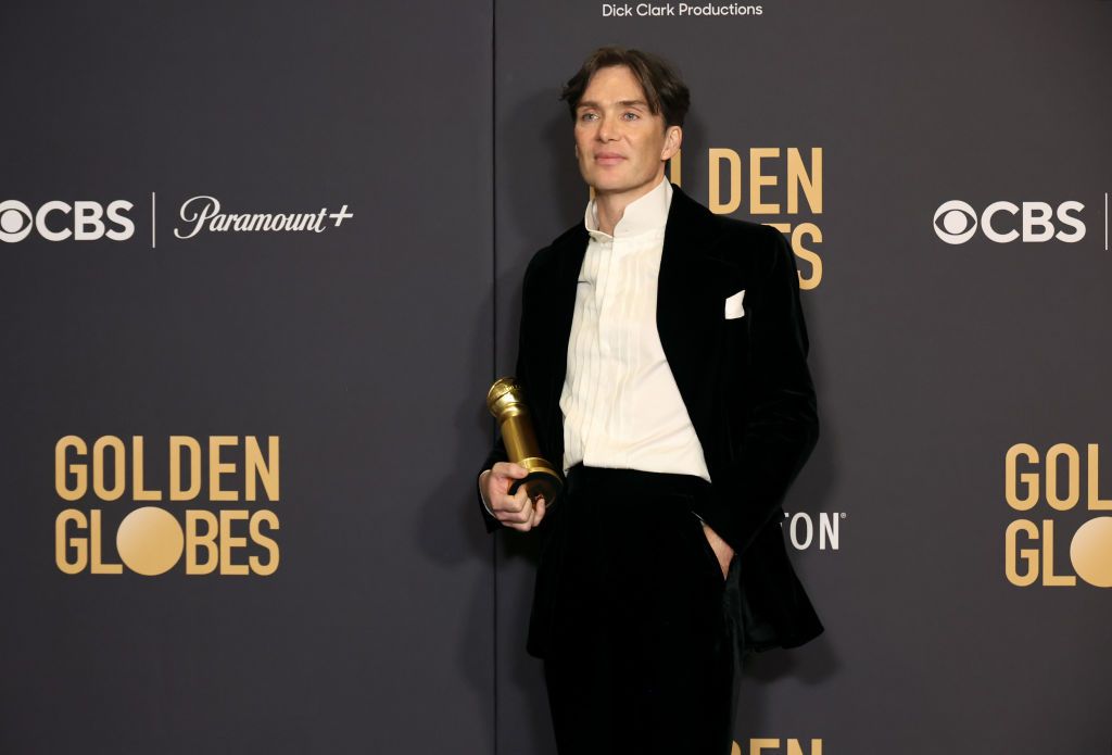 Cillian Murphy en los Globos de Oro 2024