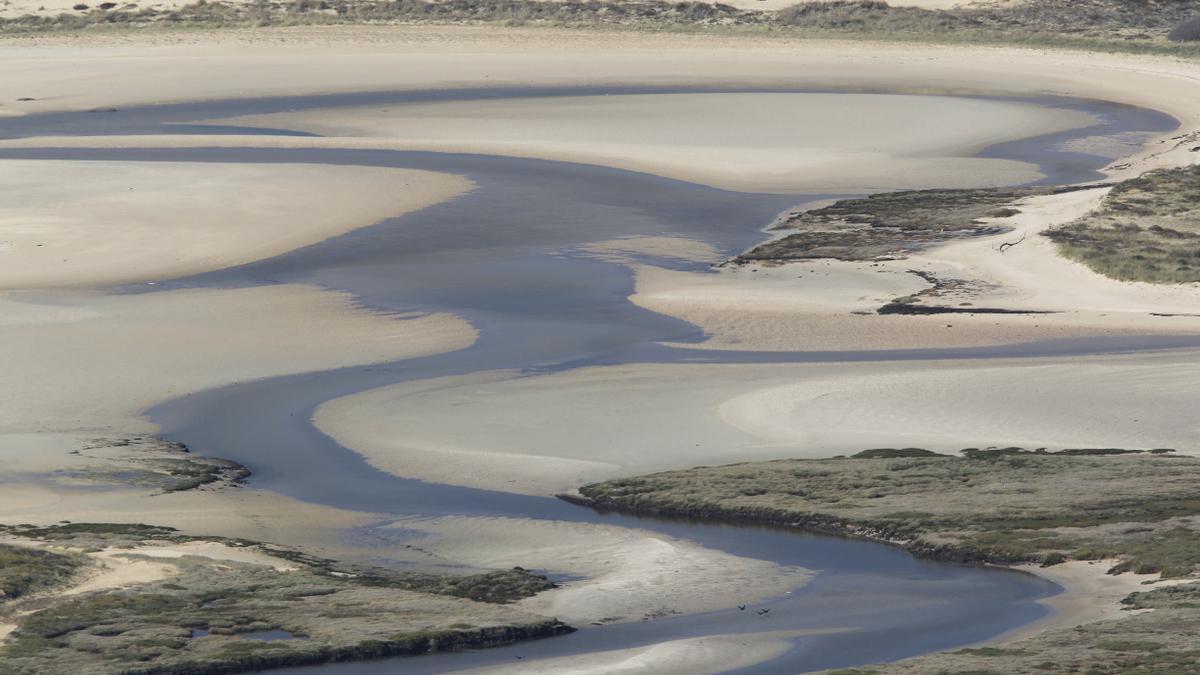 El espacio natural protegido de Corrubedo.