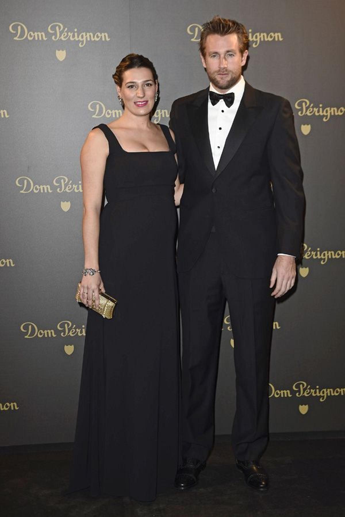 Eugenia Ortiz y Juan Melgarejo en la fiesta de Don Perignon en Madrid