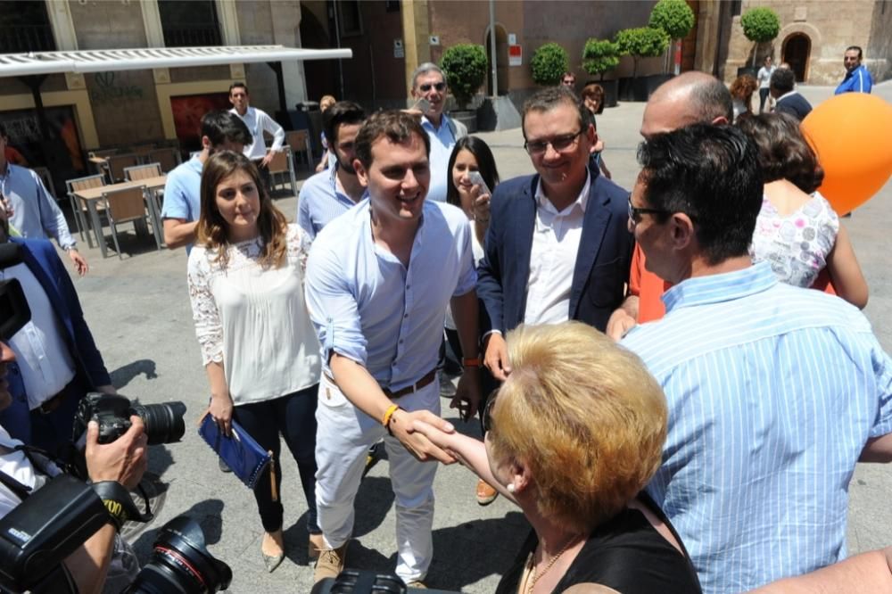 Albert Rivera visita Murcia y Los Alcázares