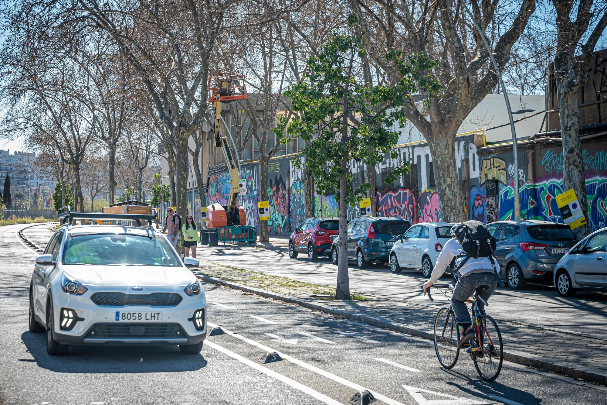 El paseo Circumval·lació, en Barcelona.
