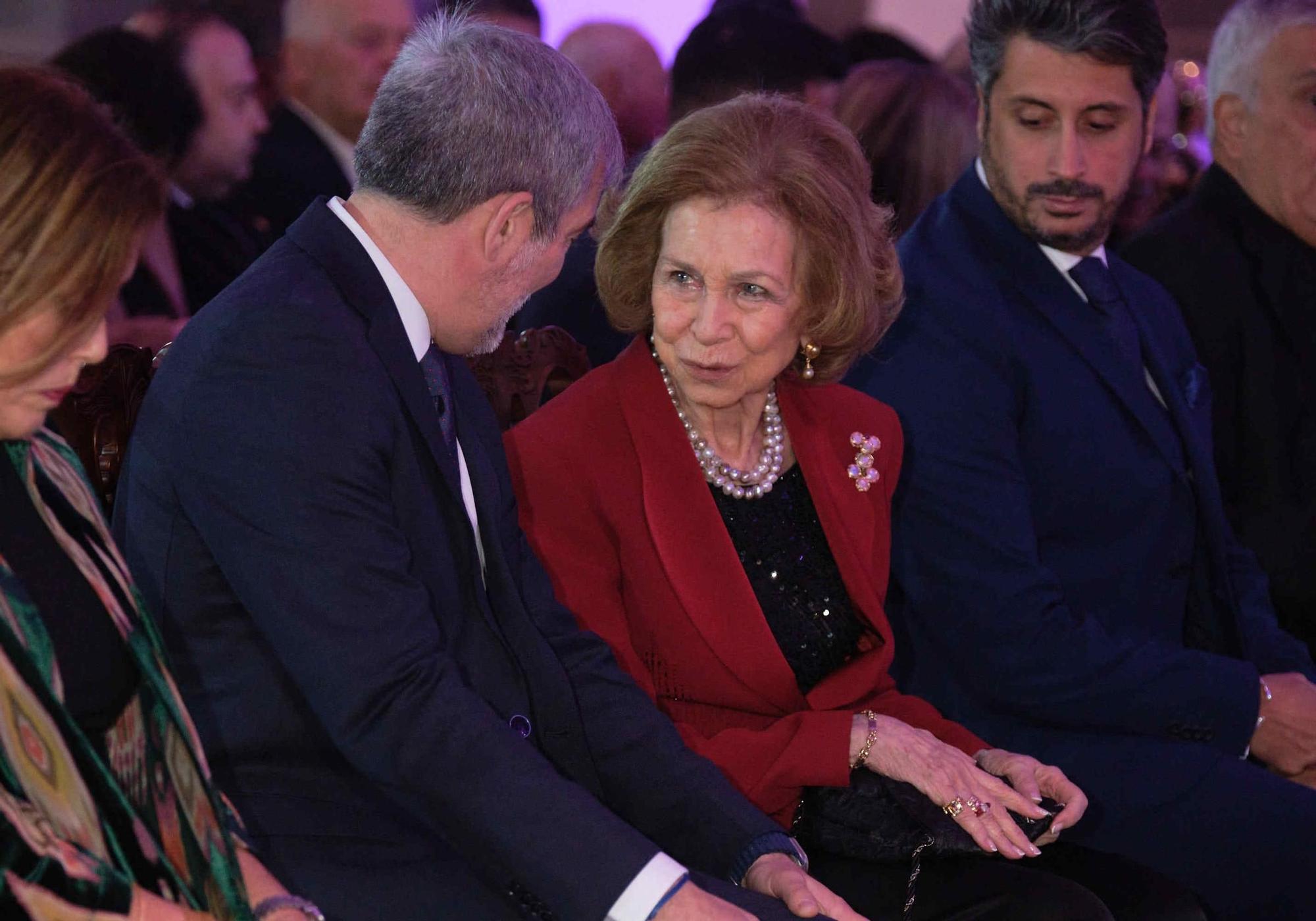 La reina emérita Doña Sofía asiste al concierto del 30 aniversario del Grupo de Ciudades Patrimonio de la Humanidad