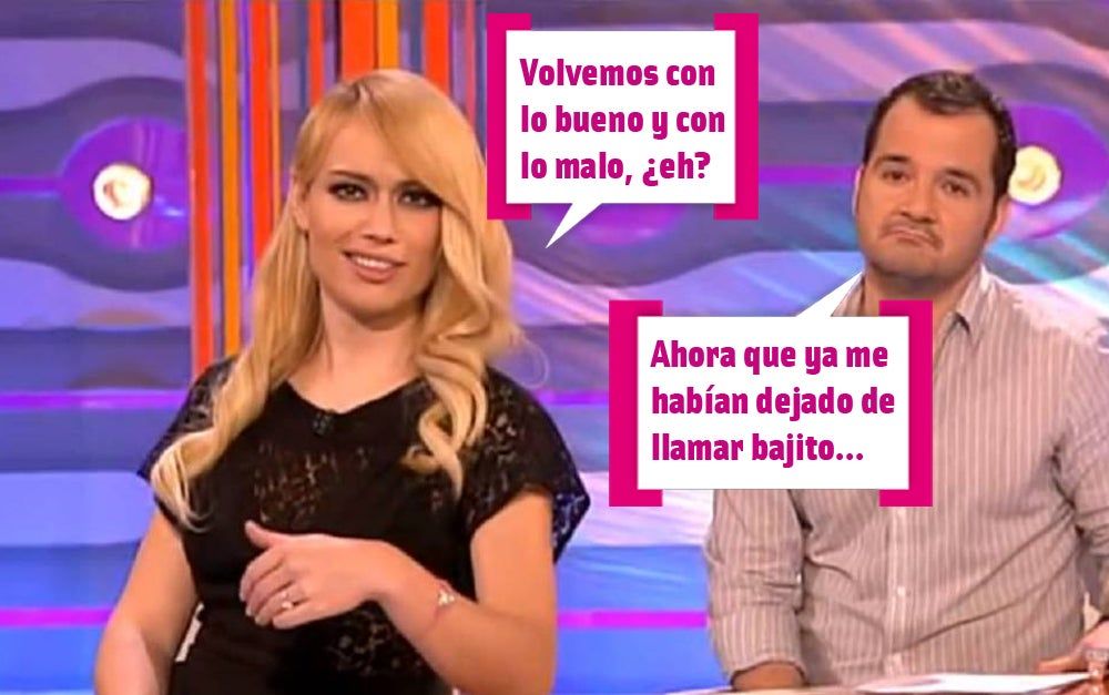 Patricia Conde y Ángel Martín en 'SLQH'