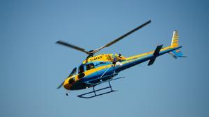 Un helicóptero Pegasus de la DGT.