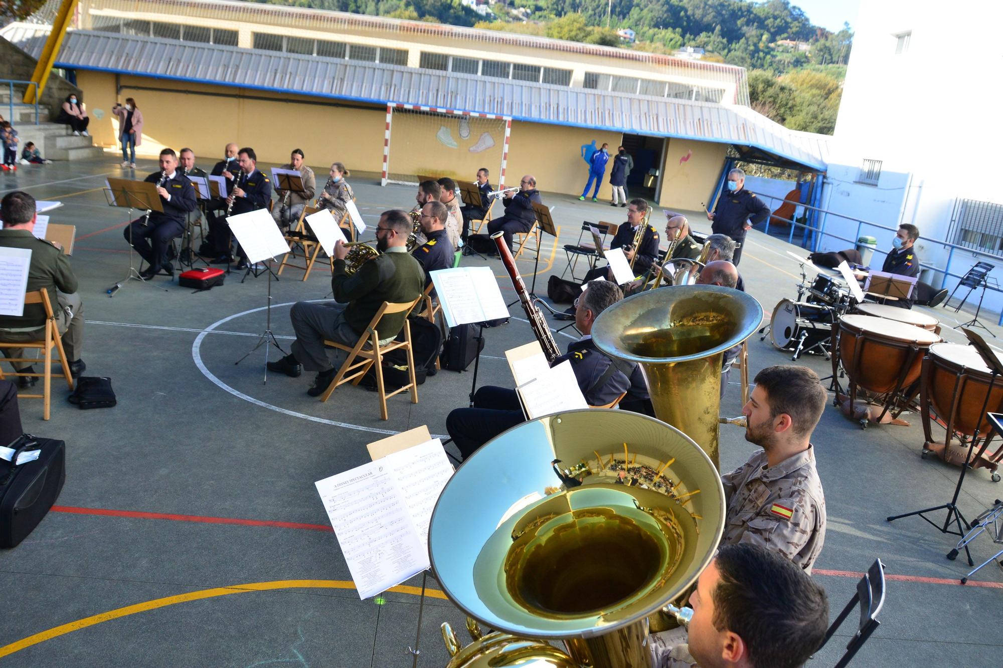 Concierto de la Banda de Música de la Escuela Naval de Marín en Bueu