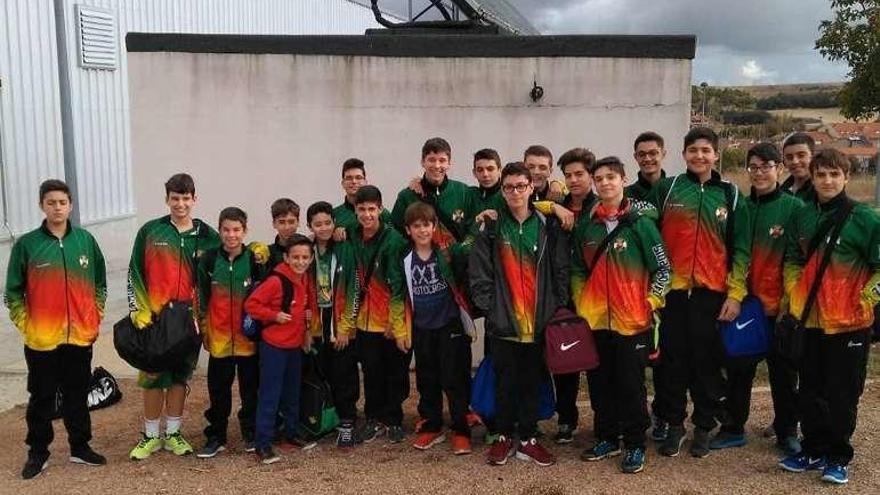 Infantiles y cadetes de Caja Rural Zamora 2015 A.