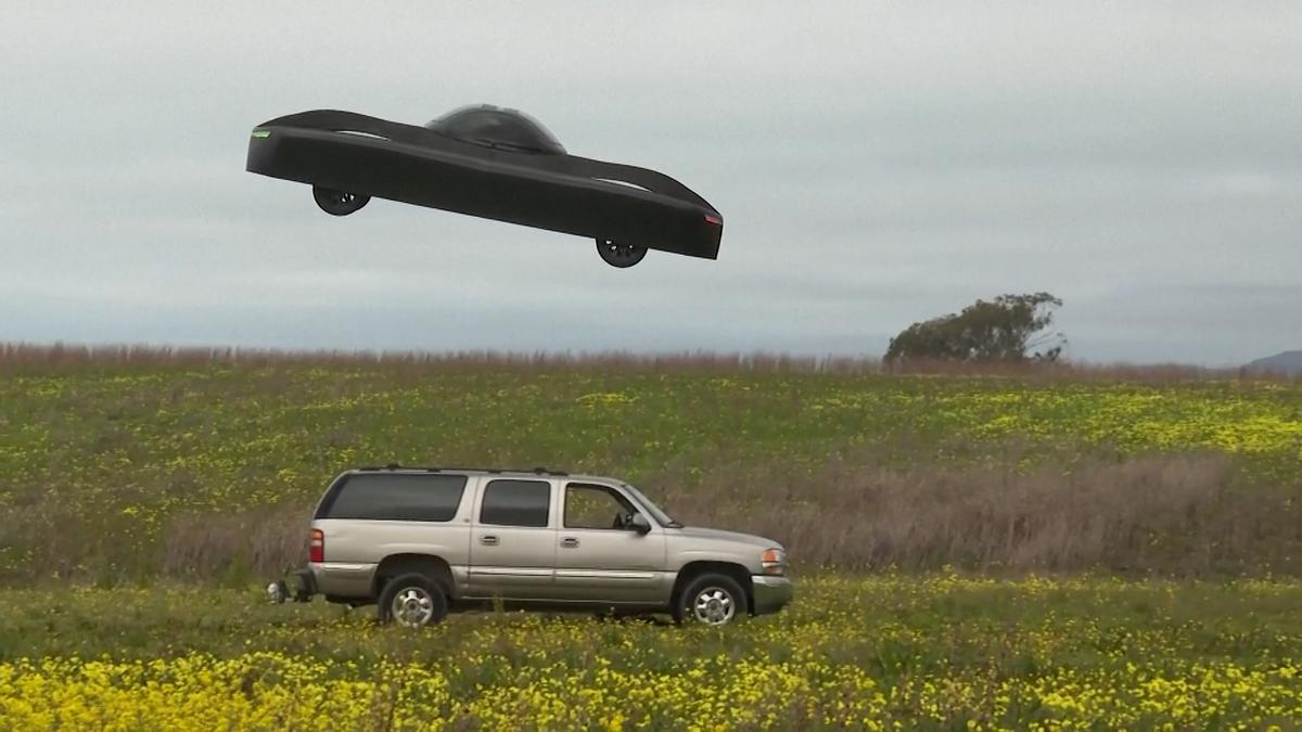 Así fue el primer vuelo de prueba del coche volador Alef Model A