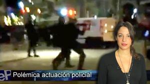 La polèmica actuació policial del 14-N, a ’El informativo’.