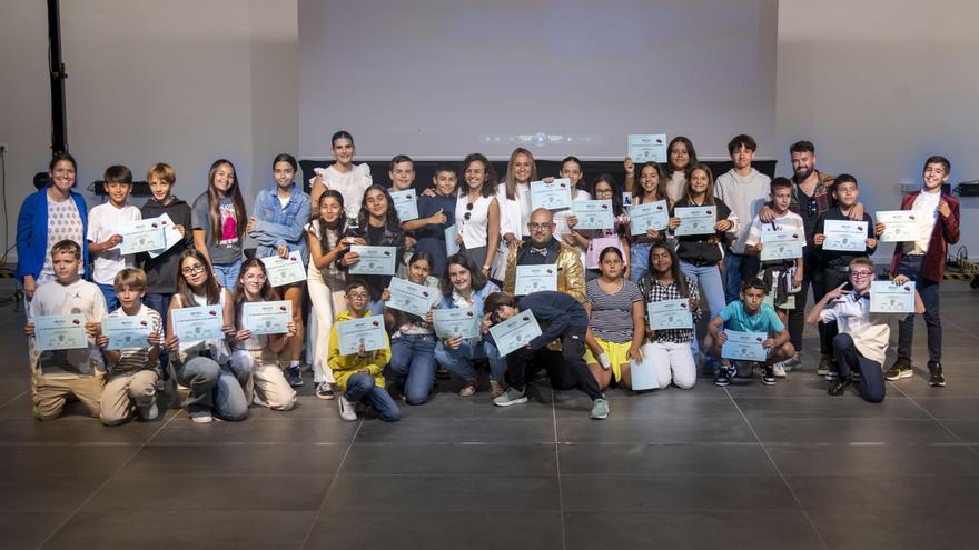 Estudiantes de Primaria de Mogán,  estrellas de cine contra el bullying
