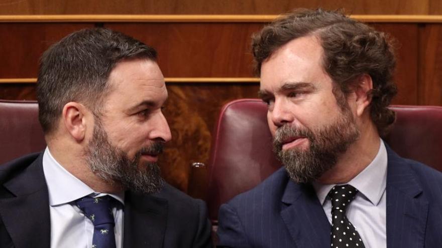 Santiago Abascal e Iván Espinosa de los Monteros.