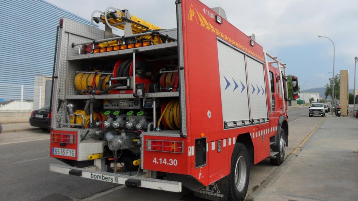 Camión de Bomberos de la Generalitat de Catalunya.