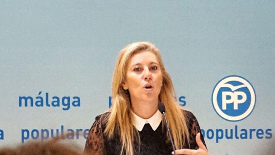 Carolina España, durante la rueda de prensa.