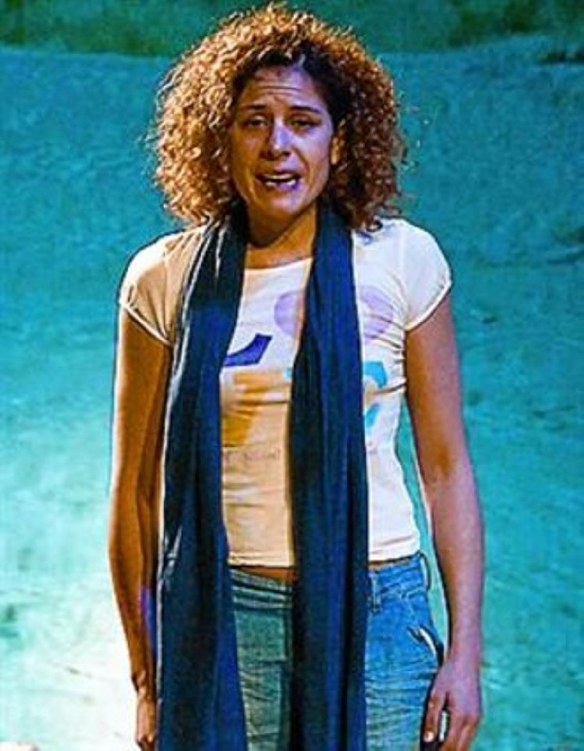 Marta Marco, en el muntatge.