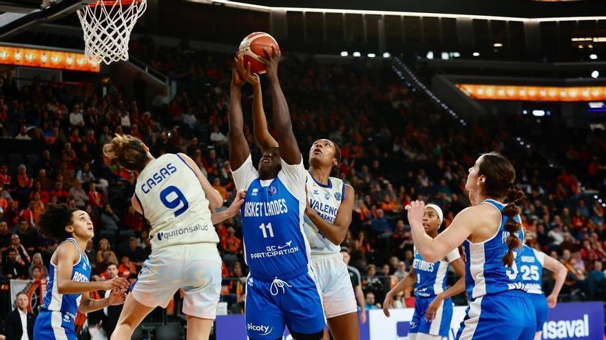 El Valencia Basket cae ante el Landes y se jugará el pase a los play-in en la última jornada