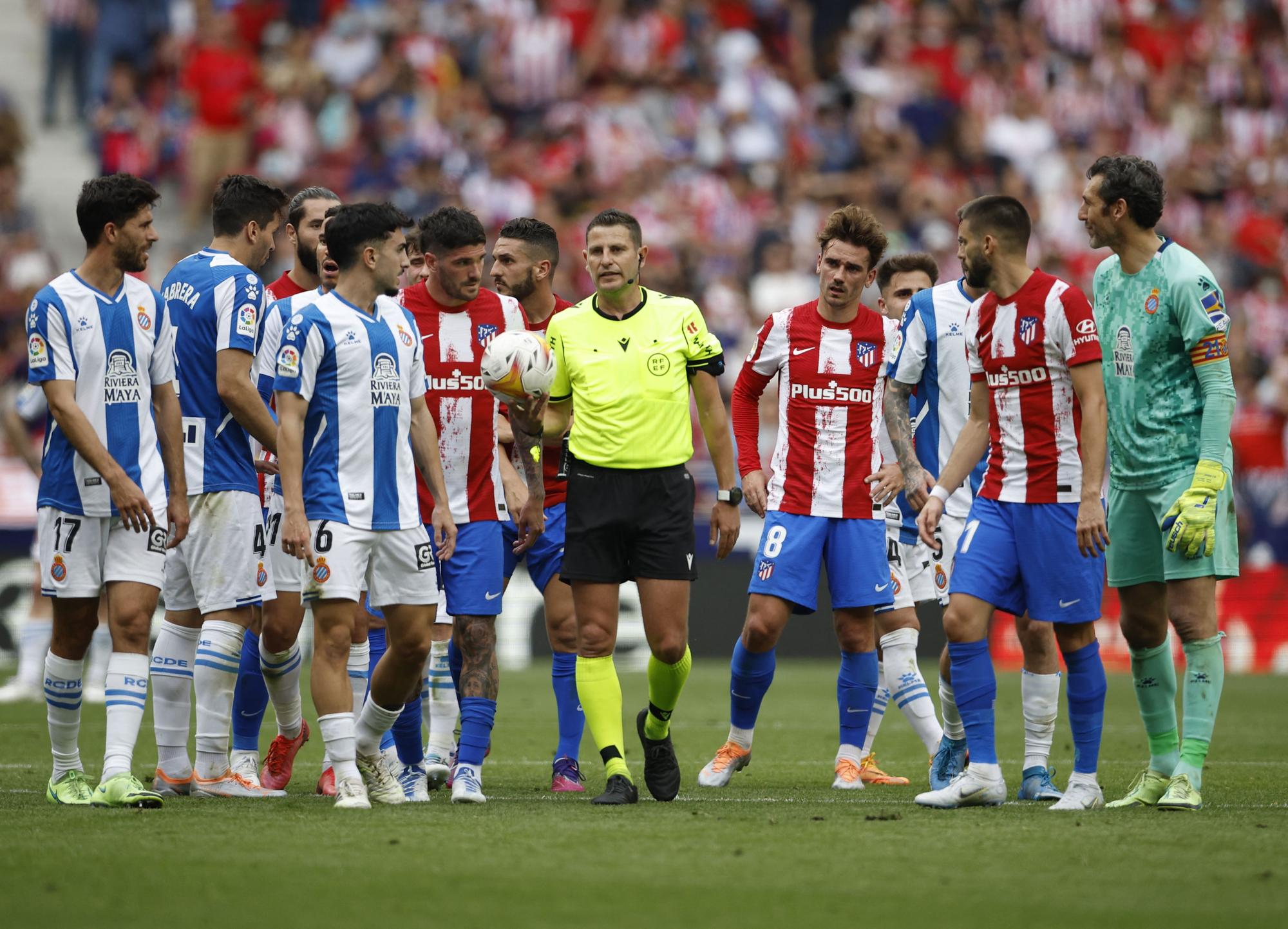 Imagen del Atlético-Espanyol de esta temporada.